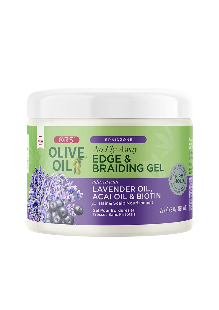 [ORS12170] Organic Root Olive Oil Edge & Braiding Gel/ Lavender (8 oz) #216