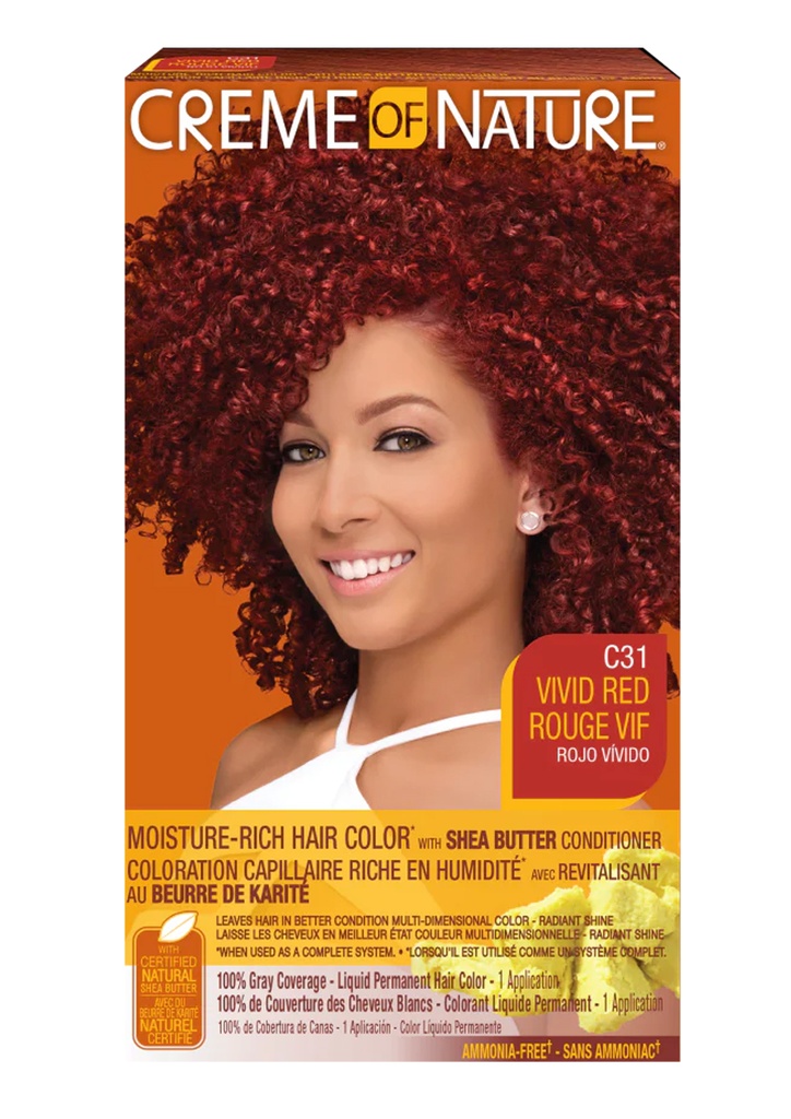 Creme of Nature Moist LIQ HC #C31 Vivid Red #82
