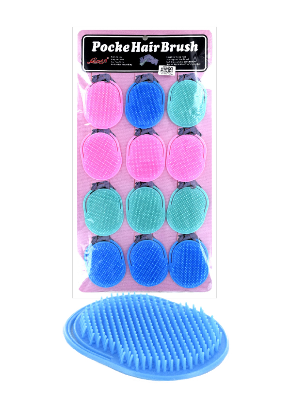 [MG95949] Pocket Hair Brush Mix 12pcs/pk #5949