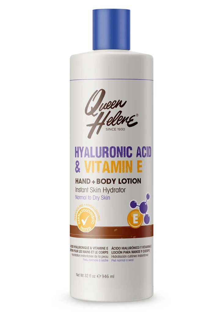 [QHL17483] Queen Helene Hyaluronic Acid & Vitamin E Lotion (32 oz) #87