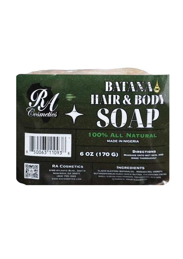 [RAC11093] RA Cosmetics Batana Hair & Body Soap (6 oz/170 g) #44