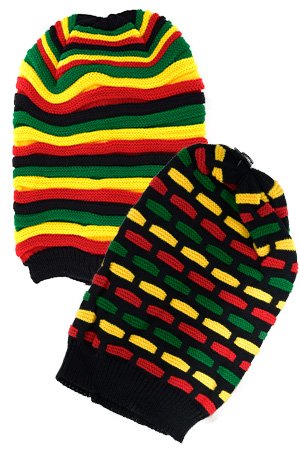 [MG59527] Rasta Winter Hat #5952 - pc
