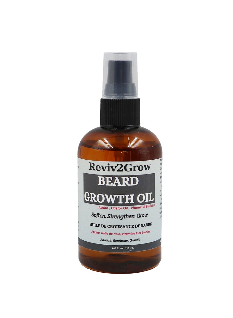 [R2G39951] Reviv2Grow Beard Growth Oil with Vitamin E & Biotin (4 oz) #9