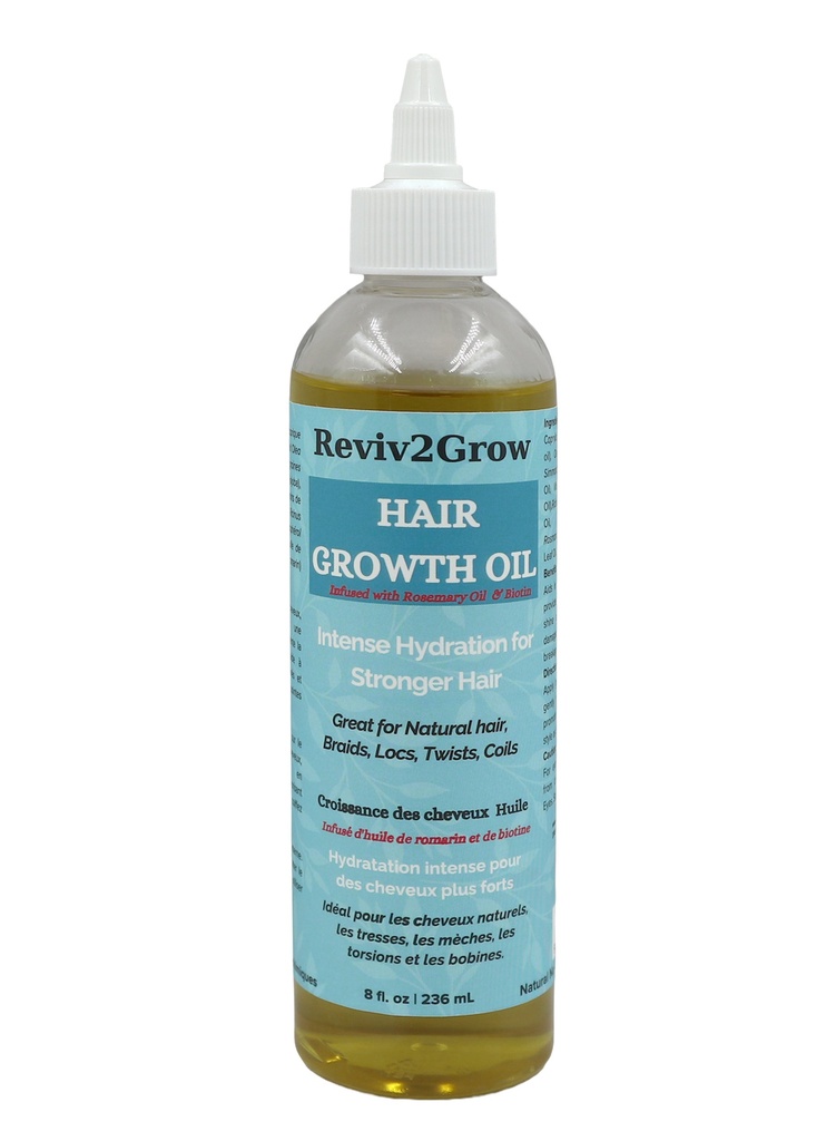 [R2G39957] Reviv2Grow Hair Growth Oil Intense Hydration for Stronger Hair (8 oz) #3