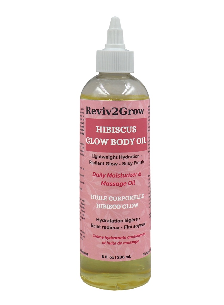 [R2G54776] Reviv2Grow Hibiscus Glow Body Oil (8 oz) #4
