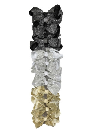 Ribbon Hair Accessories w/Clip #7630-dz