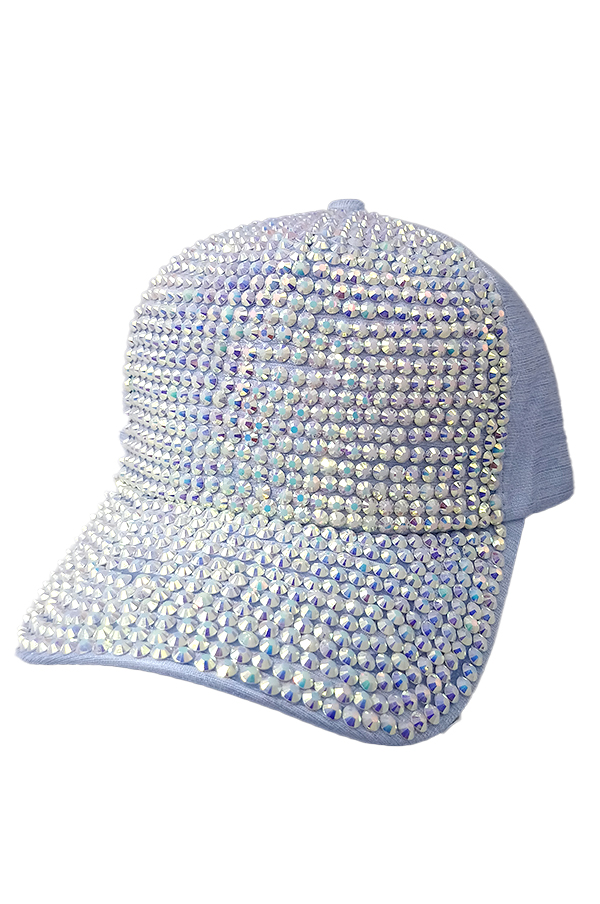 [SMA75105] SMA RINESTONE CAP 05-Blue Silver