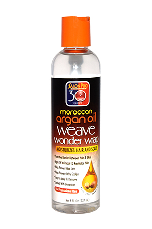 Salon Pro 30 Sec Weave Wonder Wrap M. Argan Oil-Clear(8oz)#39