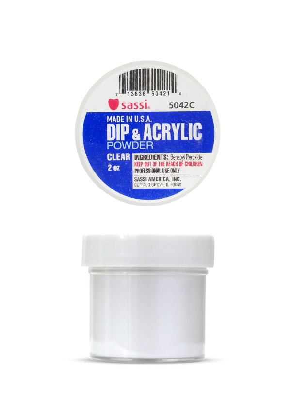 [SAS50421] Sassi Acrylic Powder #Clear (2 oz) #27