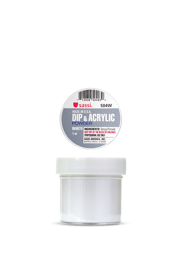 Sassi Acrylic Powder #White (1 oz) #28