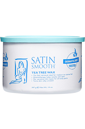 [SAT14150] Satin Smooth Tea Tree Wax (14 oz) #SSW14TTG #2