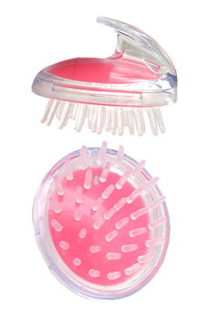 Shampoo Brush (Clear/Pink) - pc