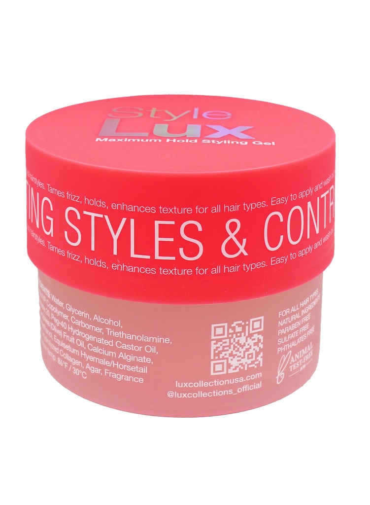[TOD12887] Style Lux Maximum Hold Styling Gel -Strawberry (10.5 oz) #136
