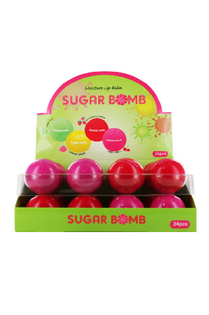[MC49353] Sugar Bomb Moisture Lip Balm [24pcs/ds] - ds