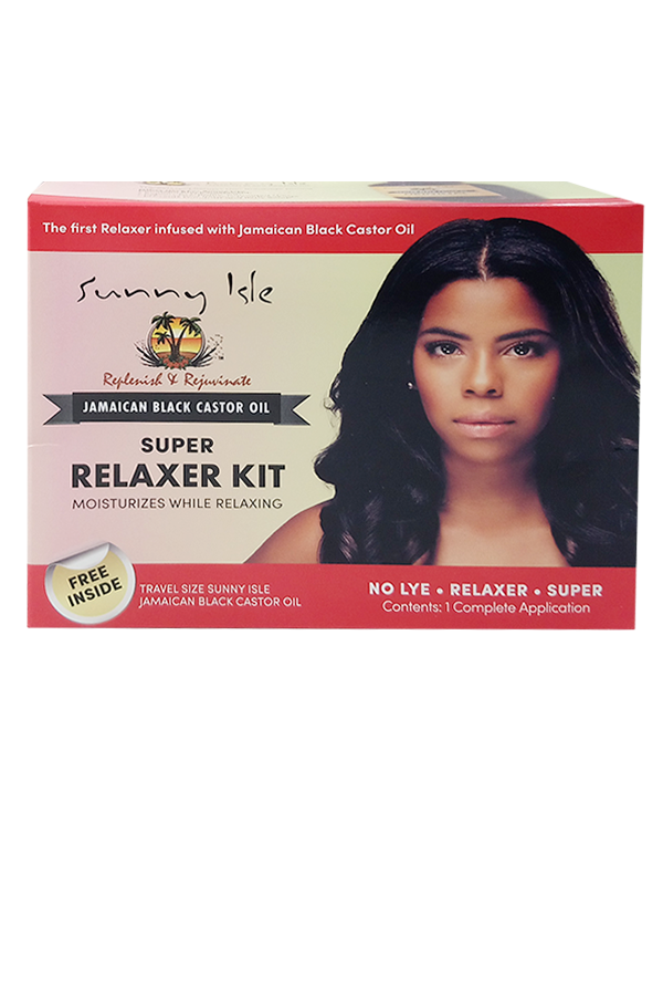 [SUY01932] Sunny Isle Jamaican Black Castor Oil Relaxer Kit  #60