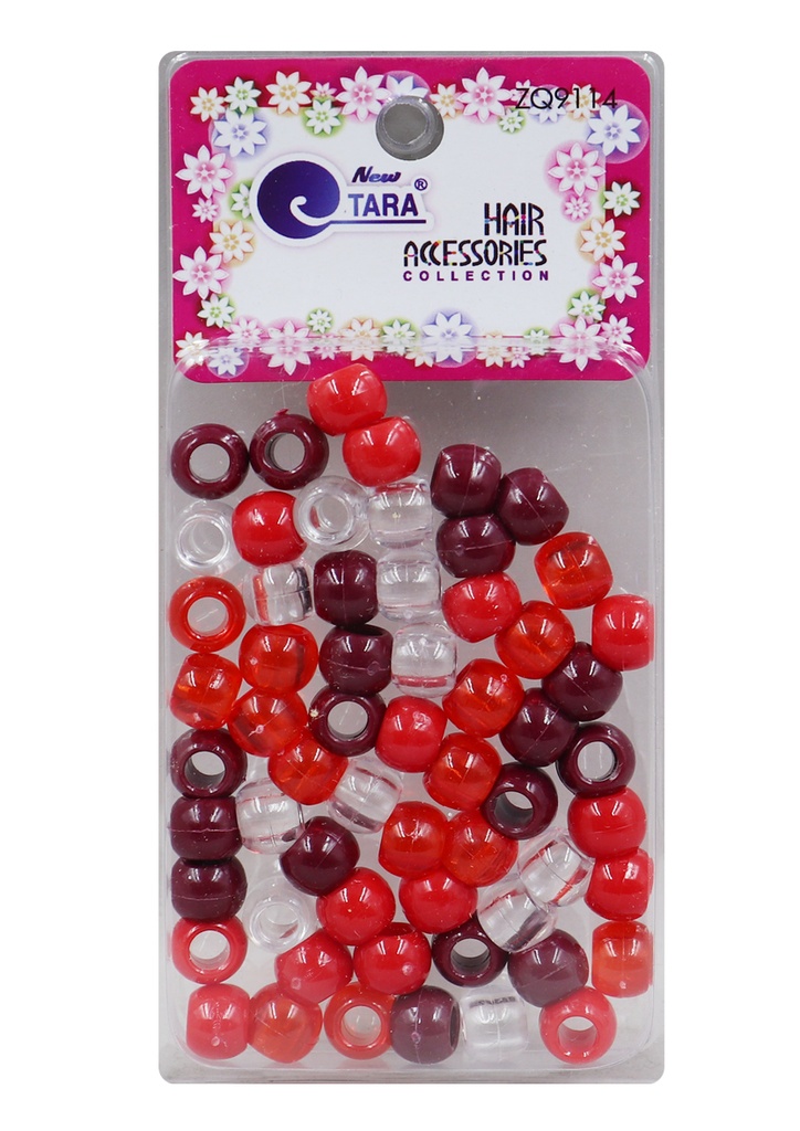 Tara Bead (M) #9114 Red Mix -pc