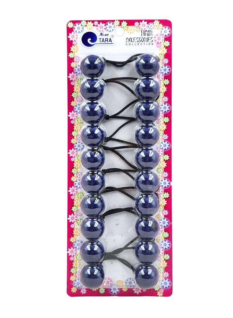 Tara Bubble Round #9249 Navy (18mm) [10/pk] -pc