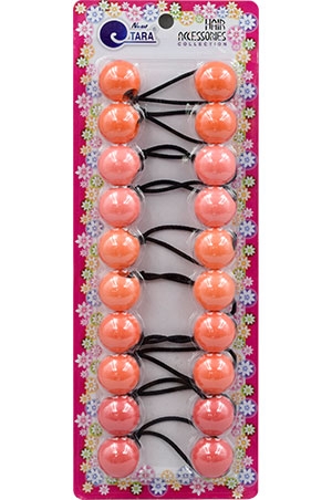 [TAR09261] Tara Bubble Round #9261 Coral Tone (18mm) [10/pk] -pc