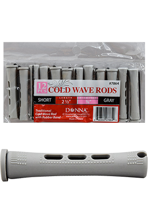 Donna Cold Wave Rods Short Gray #7864 -dz