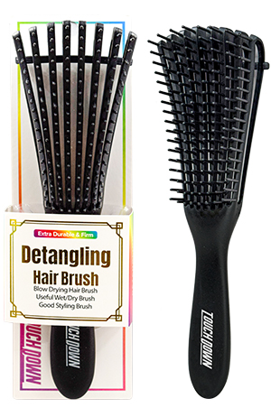 [TOD12043A] Touch Down Detangling Hair Brush (Black)#TDB001-Pcs