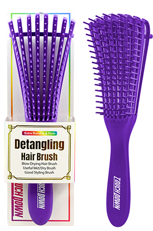 [TOD12043C] Touch Down Detangling Hair Brush (Purple)#TDB001-Pcs