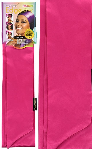 [TOD15429] Touch Down Edge Scarf -(Plain Hot Pink) #TES003-dz