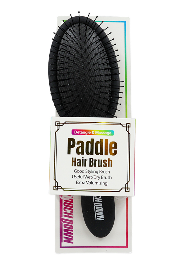 [TOD12045A] Touch Down Paddle Hair Brush BLACK #TDB002 -Black