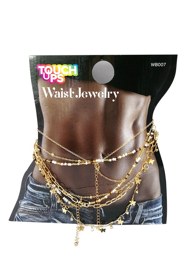 [TOD12606] Touch Down Touch Ups Waist Jewelry Stones - pc