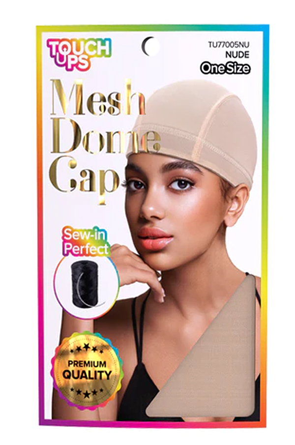 [TOU12516] Touch Ups Mesh Dome Cap #TU77005NU (Nude) - dz