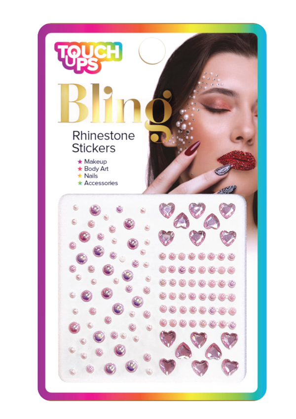 [TOU07324] Touch Ups Rhinestone Stickers Pink Mix #BLG014-dz