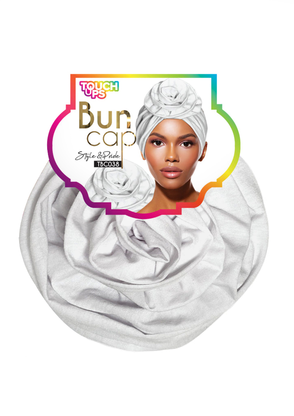 [TOD12418] TouchUps Bun Cap (White) #TBC038 -pc