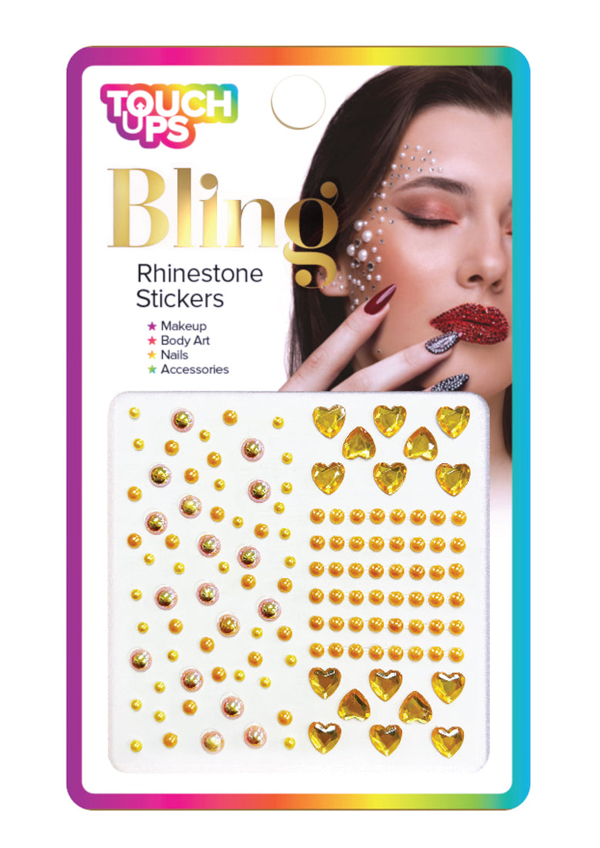 [TOU07321] TouchUps Rhinestone Stickers Gold Mix #BLG011 -dz