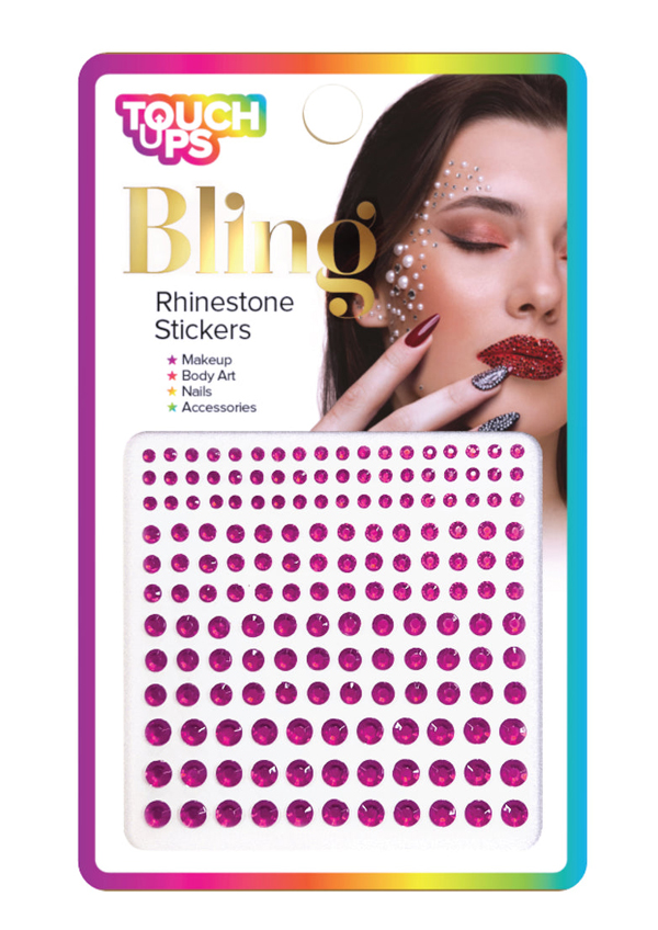 [TOU07315] TouchUps Rhinestone Stickers Hot Pink #BLG005 -dz