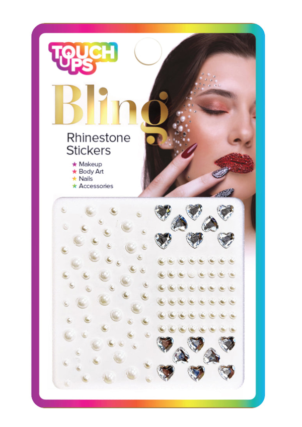 [TOU07318] TouchUps Rhinestone Stickers Pearl Mix #BLG008 -dz