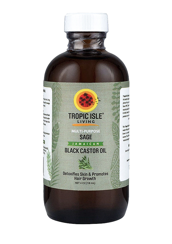 [TRP00808] Tropic Isle Jamaican Black Castor Oil -Sage (4 oz) #23