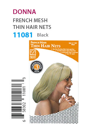 Donna French Mesh Thin Hair Net #11081 -dz