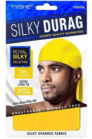 [TYC02555] Tyche Silky Durag-Gold(6pc/pk) #TDU08-pk