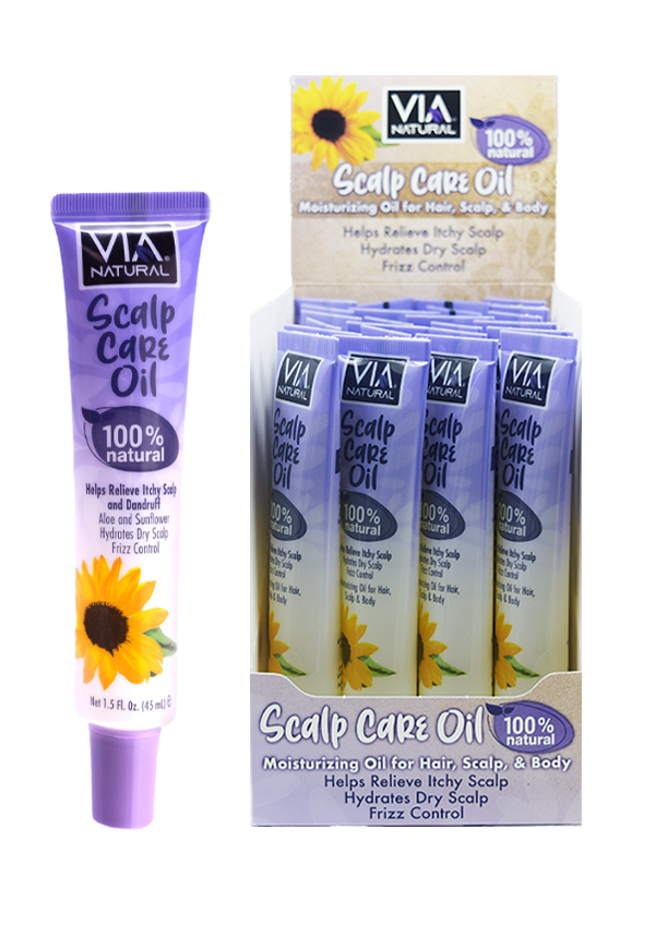[VIA57976] Via Natural Scalp Care Oil Tube (1.5 oz/24 pz/ ds) #90