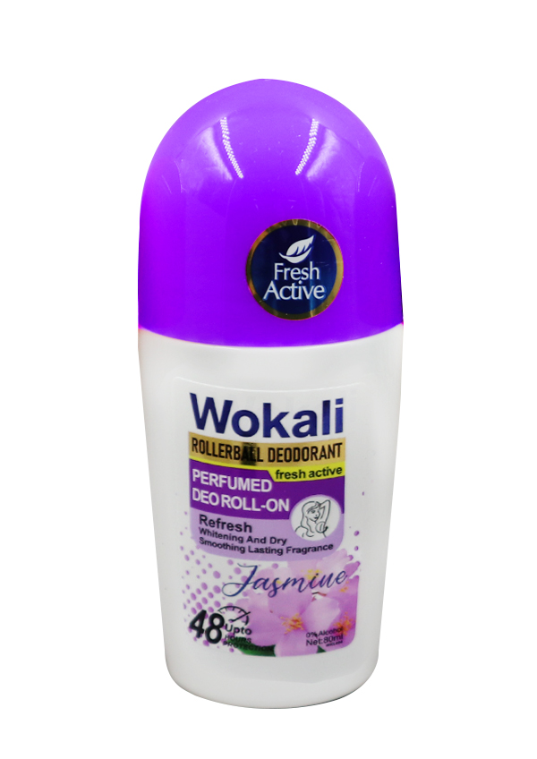 [WOK60105F] WOKALI Perfumed Deoroll-On #Jasmine (80 ml) #WKL804 -pc