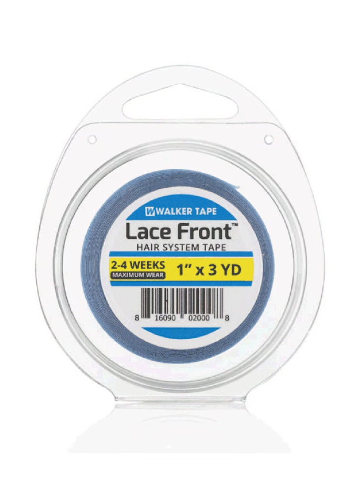 [WAT02000] Walker Lace Front Support Tape - Blue Liner [1"X3 yrds] #21