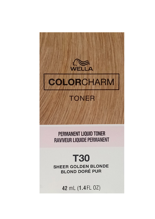 [WEL58589] Wella Color Charm #T30 Sheer Golden Blonde (1.4 oz)