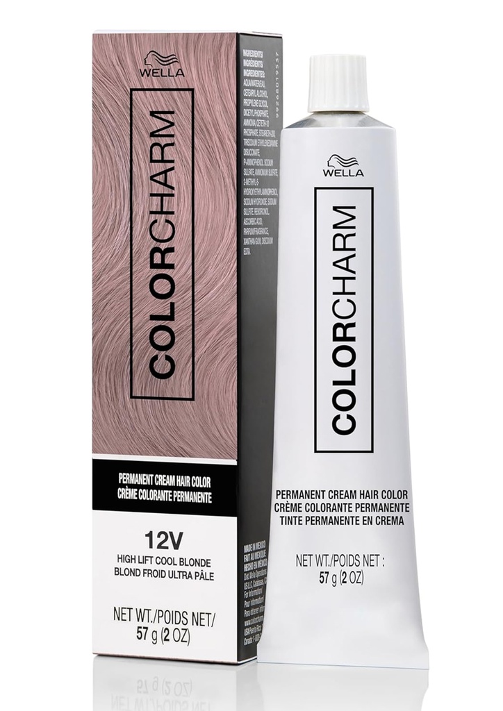 Wella Color Charm Crème Hair Color #12V (High Lift Cool Blonde) -pc