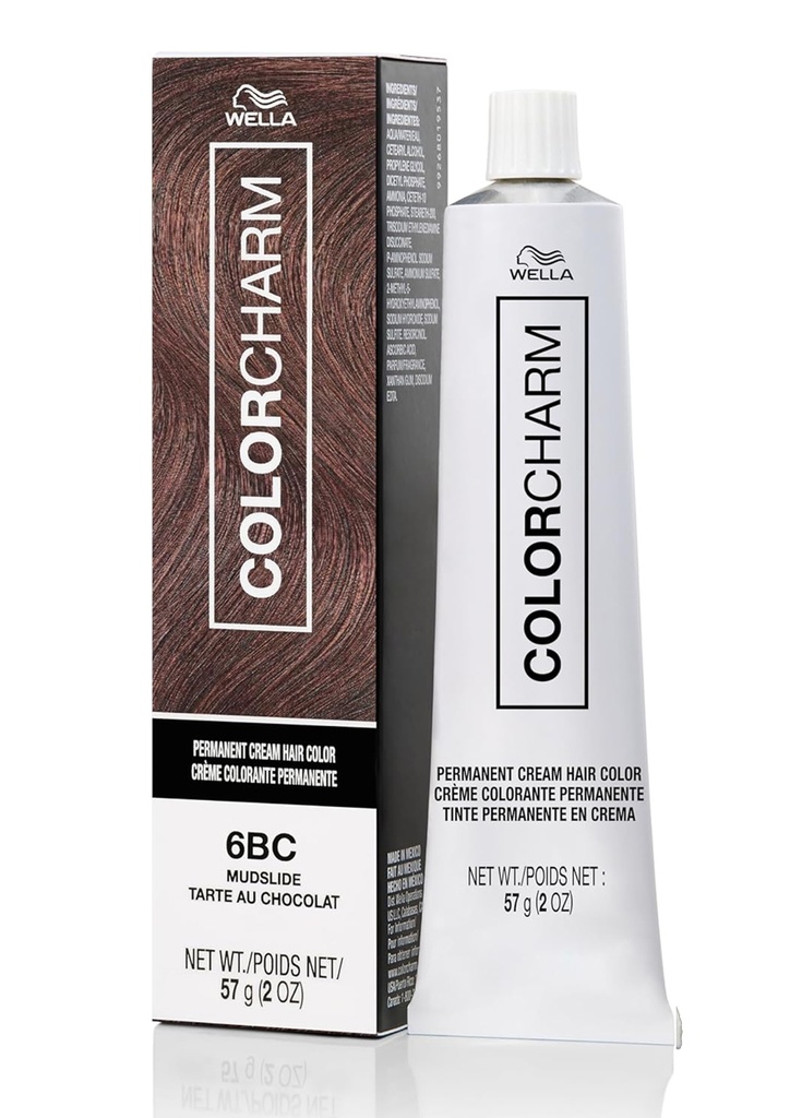 [WEL03098] Wella Color Charm Crème Hair Color #6BC (Mudside Chocolat) -pc
