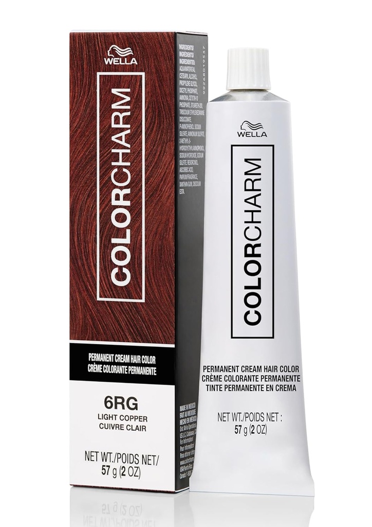 [WEL03447] Wella Color Charm Crème Hair Color #6RG (Light Copper) -pc