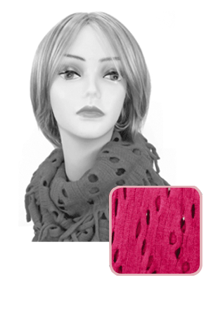 [MG35019] Winter Scarf #3501 Fuchsia - pc