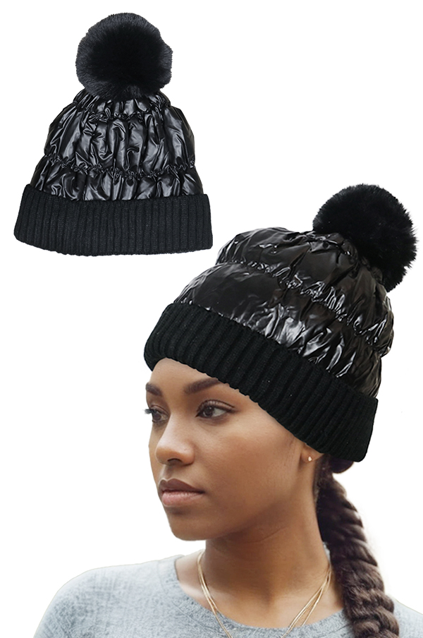 [MC8006B] Winter Warmer Hat #WHT8006BK(Black) -pc