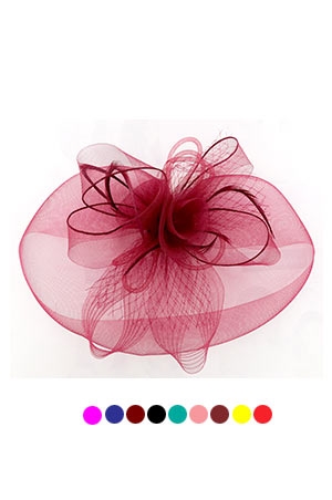 Fascinator Hat with Clip On#7592[ASST] - pc