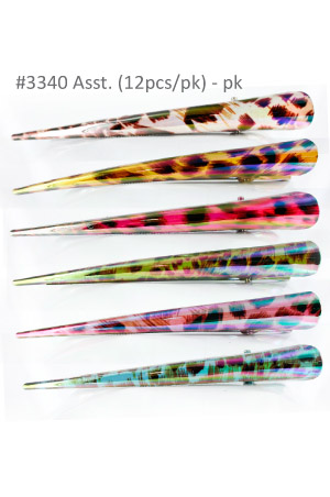[MG93340] Hair Clip Long [12pcs/pk] #3340 -pk