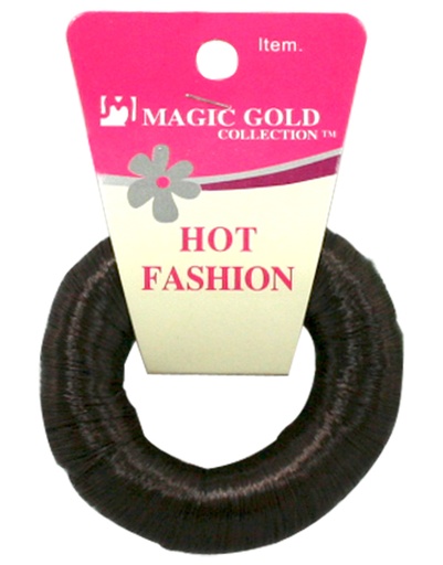 Magic Gold Hair Ring #2437 (Dark Brown) -dz