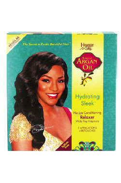[HWS03228] Hawaiian Silky Argan Oil No Lye Relaxer Kit (2Appl) -Reg#53